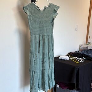 Blu Pepper Sage Maxi Dress